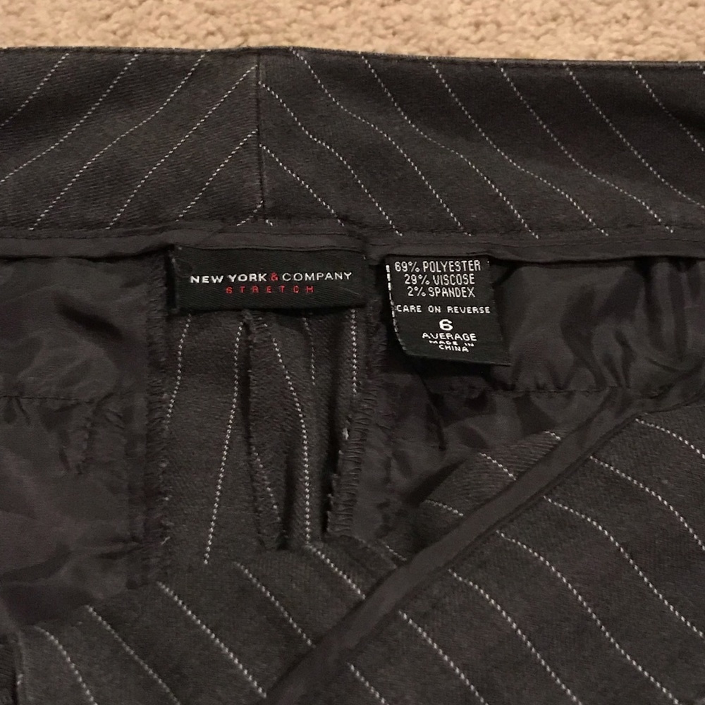 Pinstripe dress pants